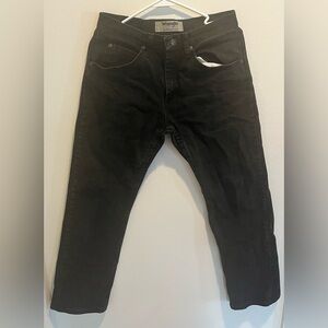 Wrangler Men's Straight Jeans - Black